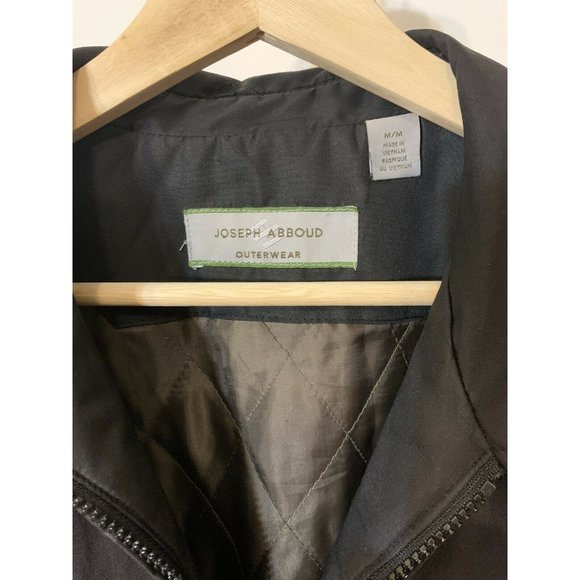 Joseph Abboud Outerwear Men’s Sz M Black Full-Zip Jacket Windbreaker - Picture 2 of 7